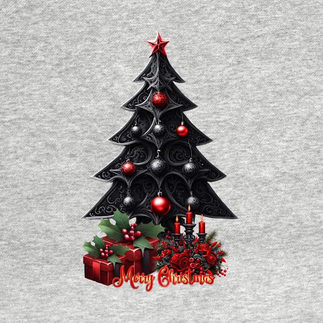 Wonderful gothic christmas tree by Nicky2342